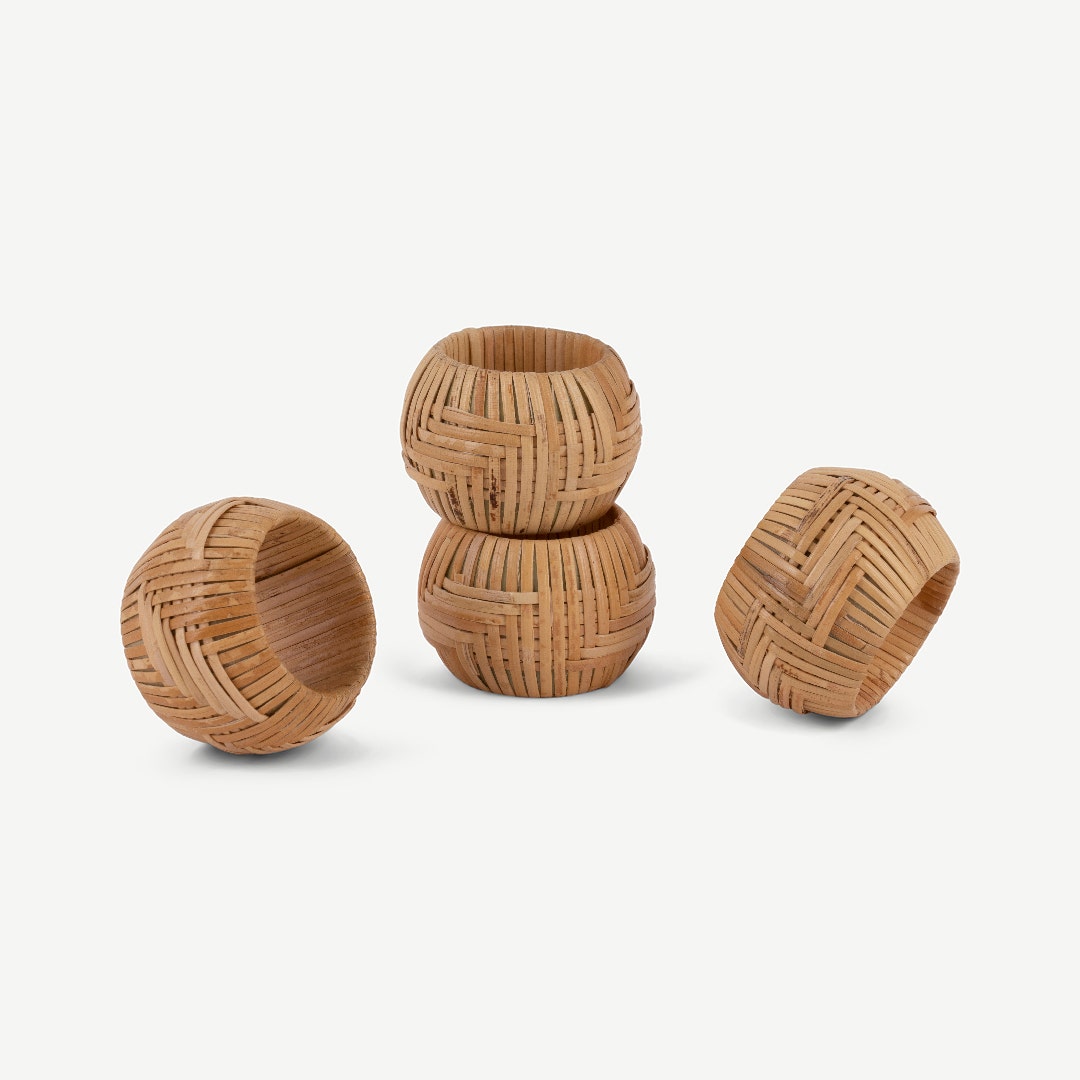 Misaki Napkin Ring Set Of 4Pcs