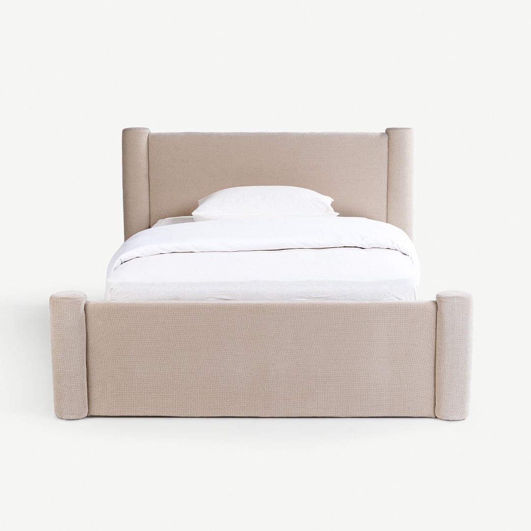 Moire Twin Bed 120x200cm Ecru