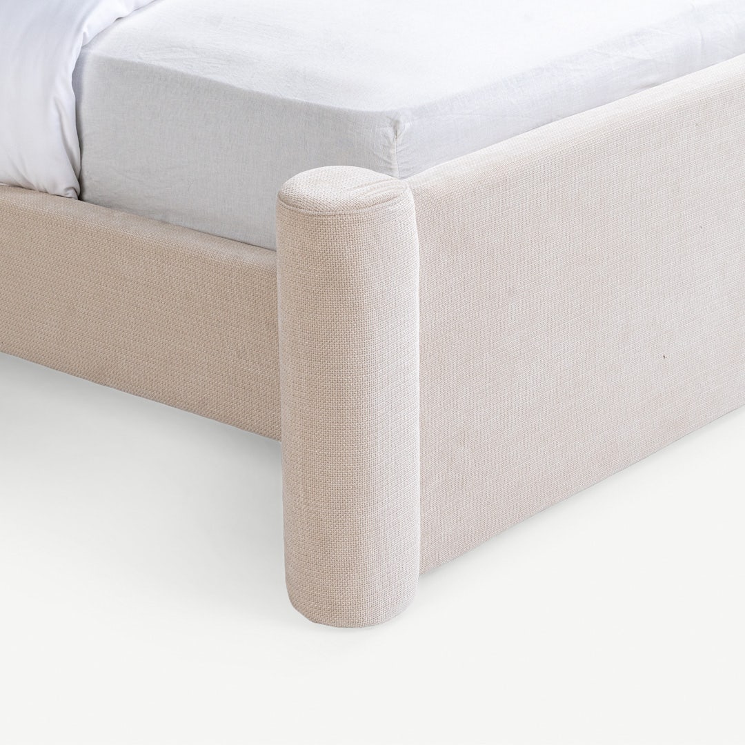 Moire Twin Bed 120x200cm Ecru