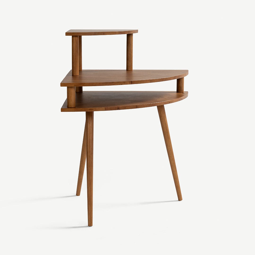 Moniel Corner Desk Natural