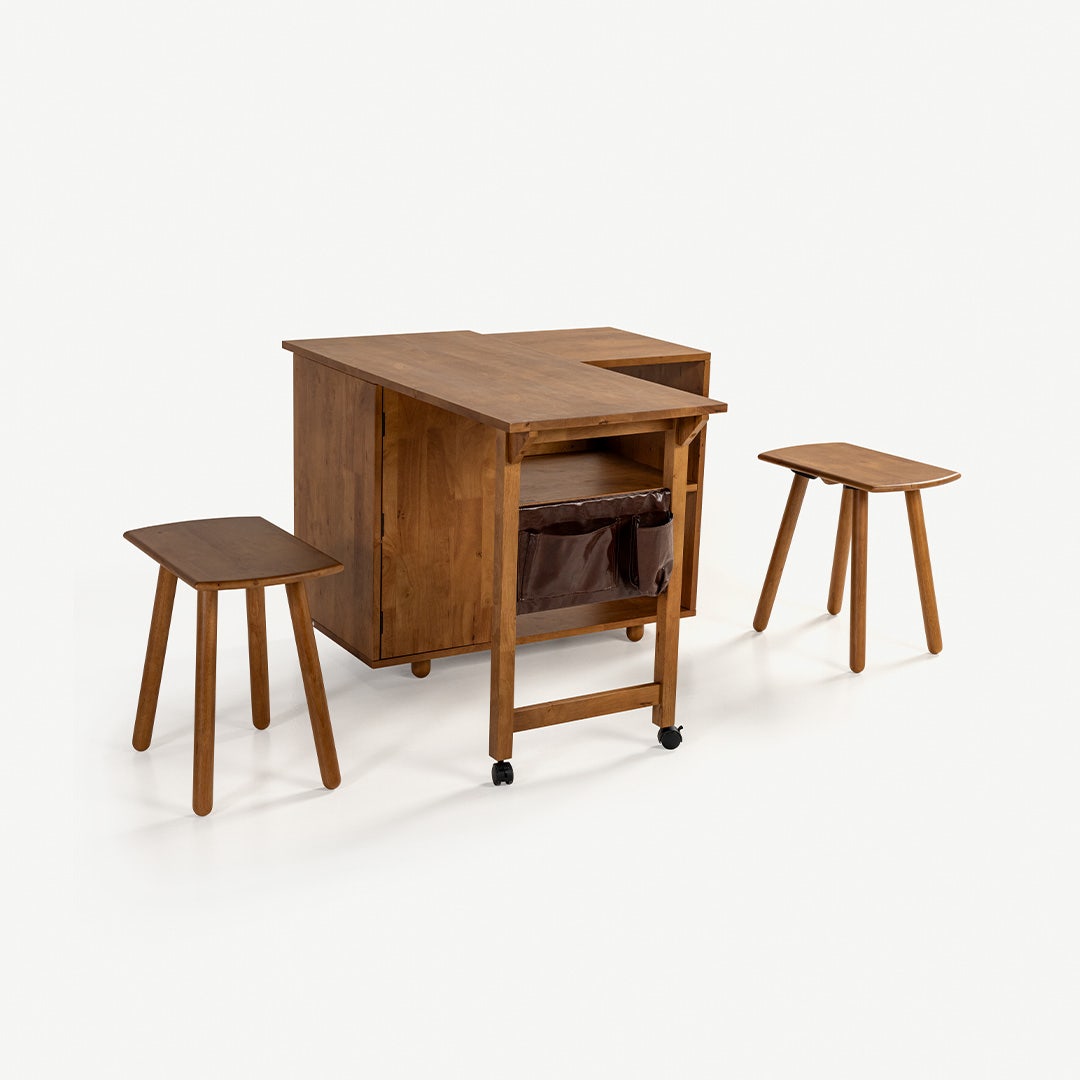 Moniel Dining Set Natural