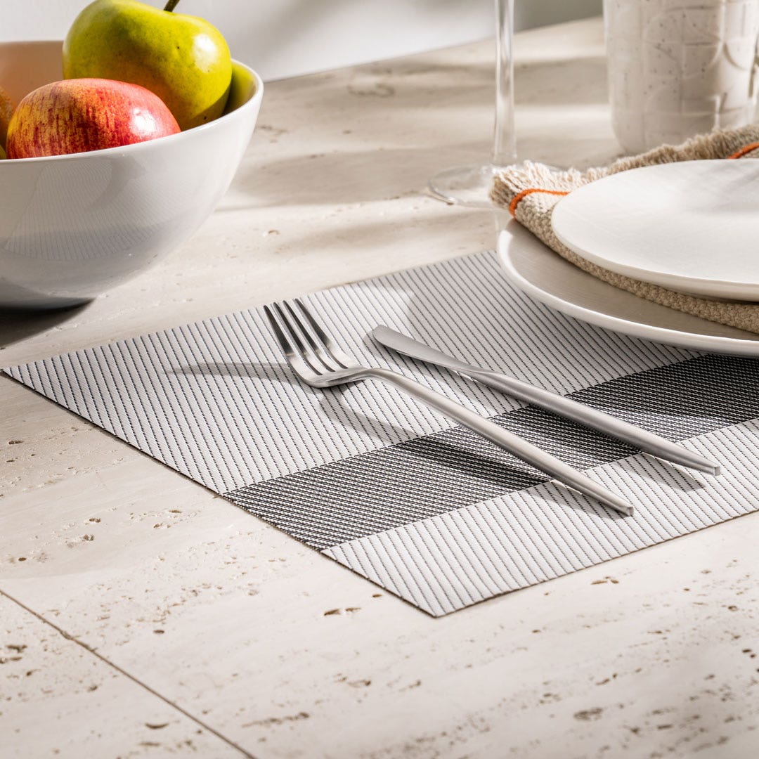 موريل مفرش طاولة 45x30 سم - رمادي باهت