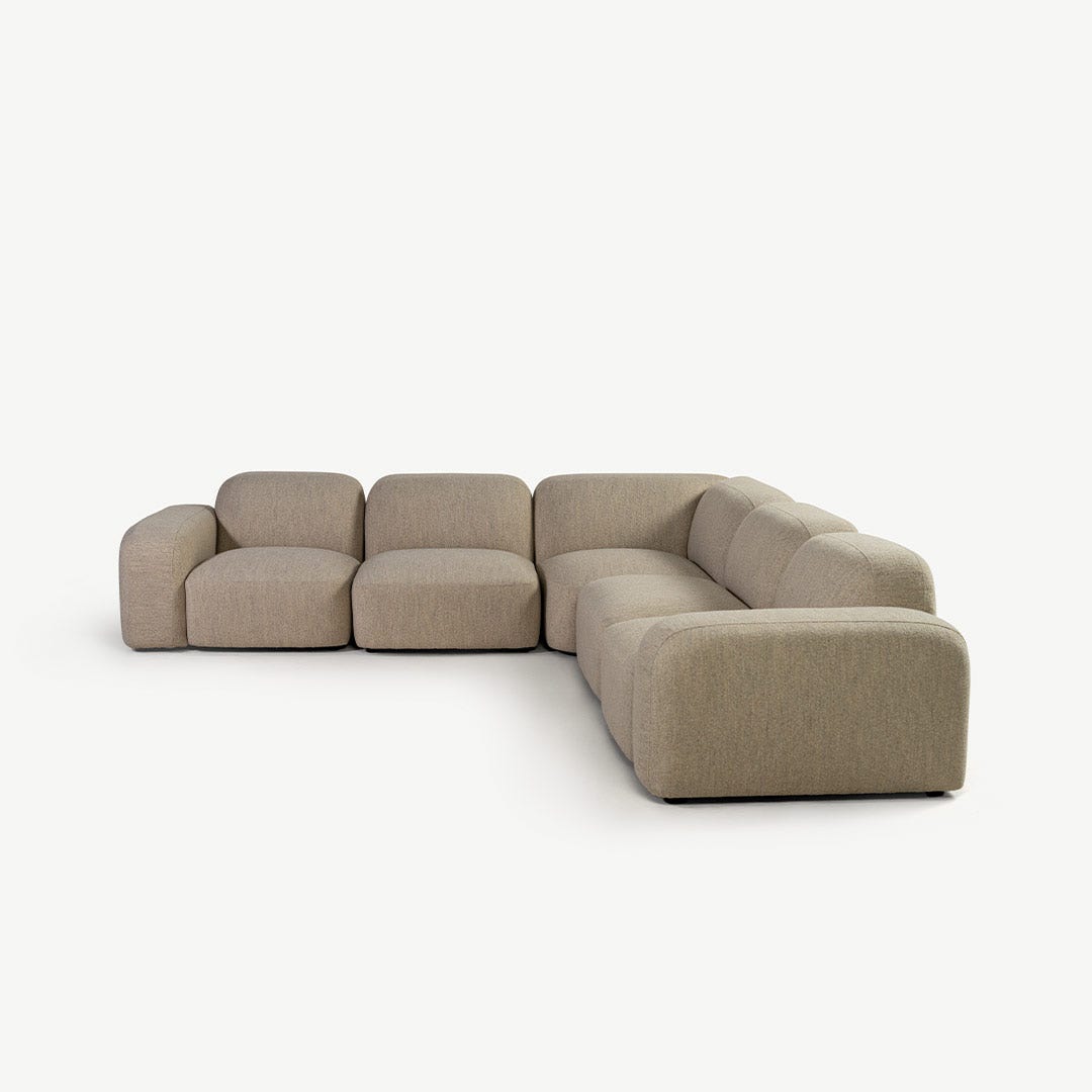 Morlen Corner Sofa Set Ecru