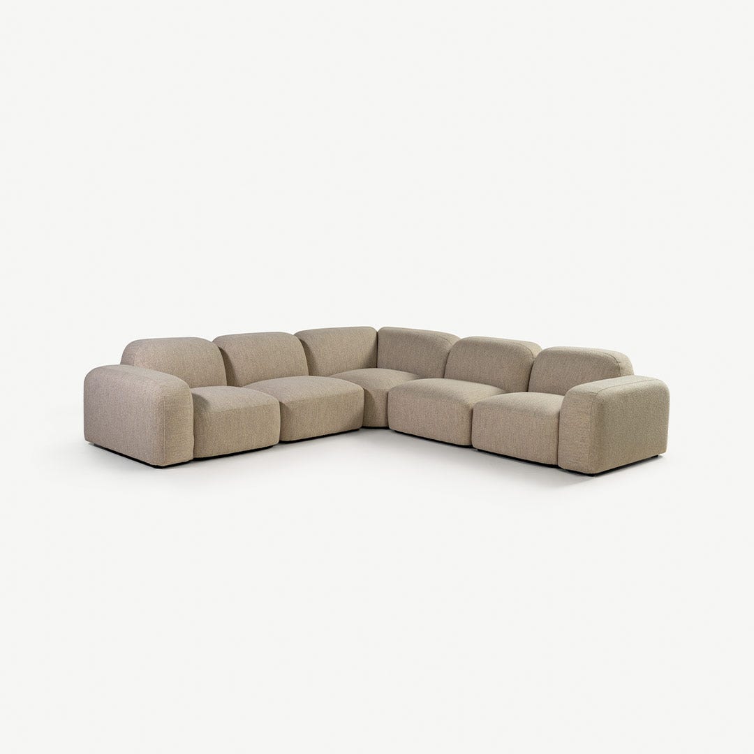 Morlen Corner Sofa Set Ecru