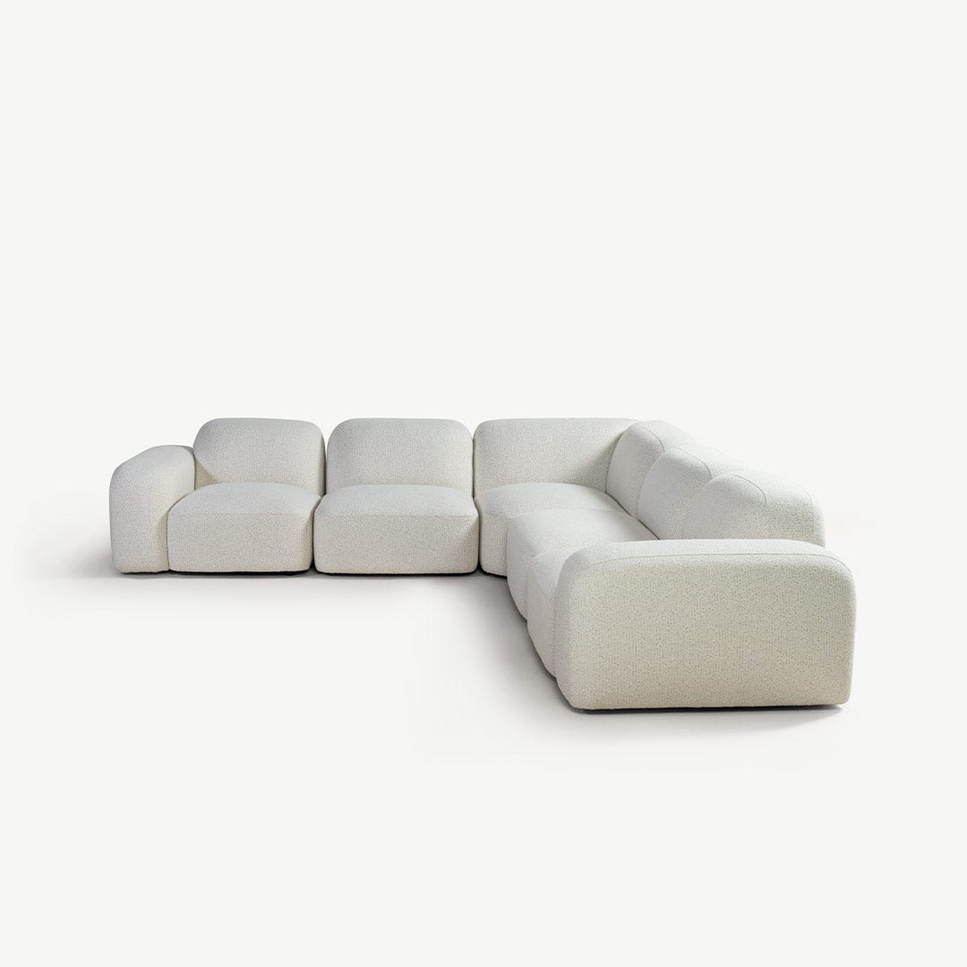 Morlen Corner Sofa Set Ivory