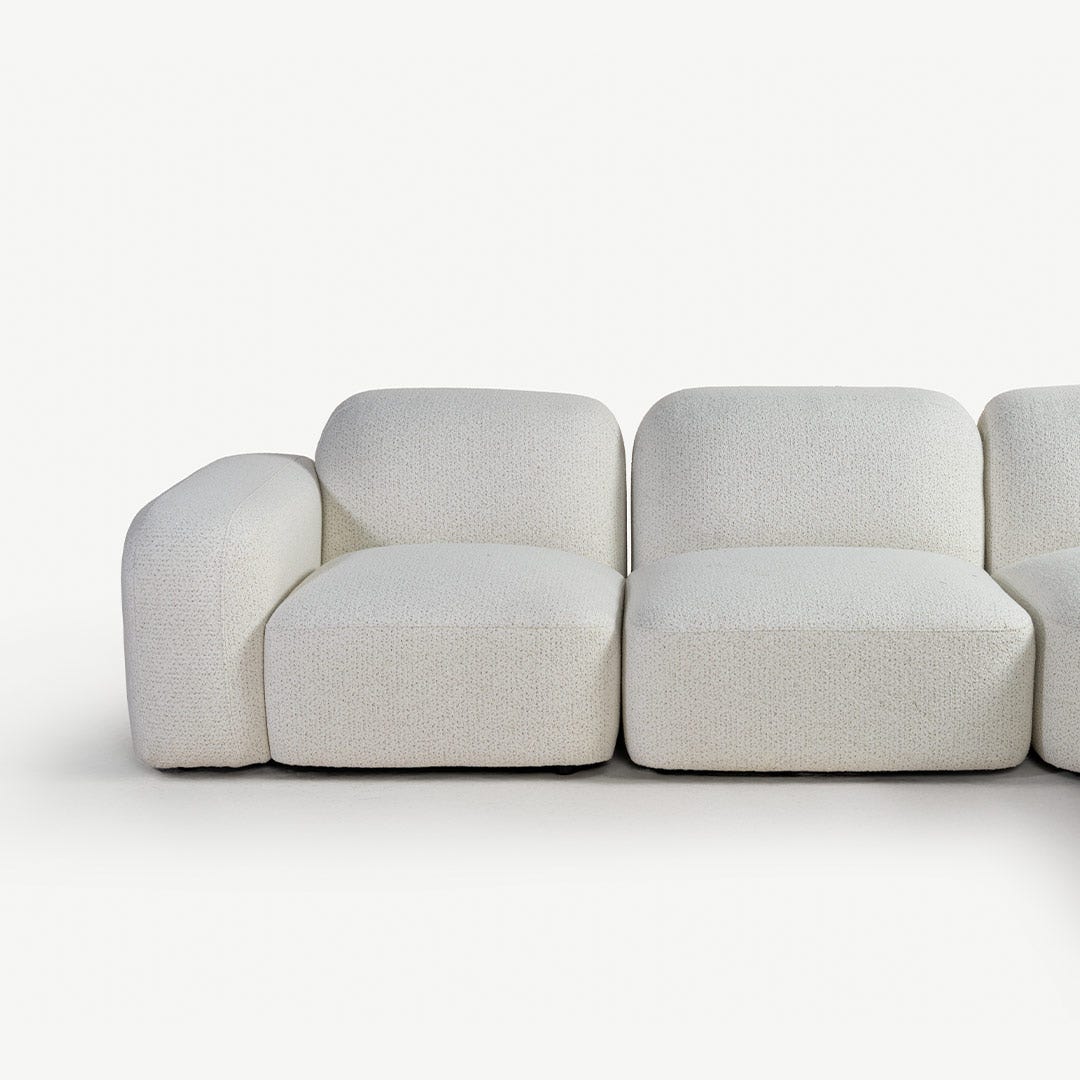 Morlen Corner Sofa Set Ivory