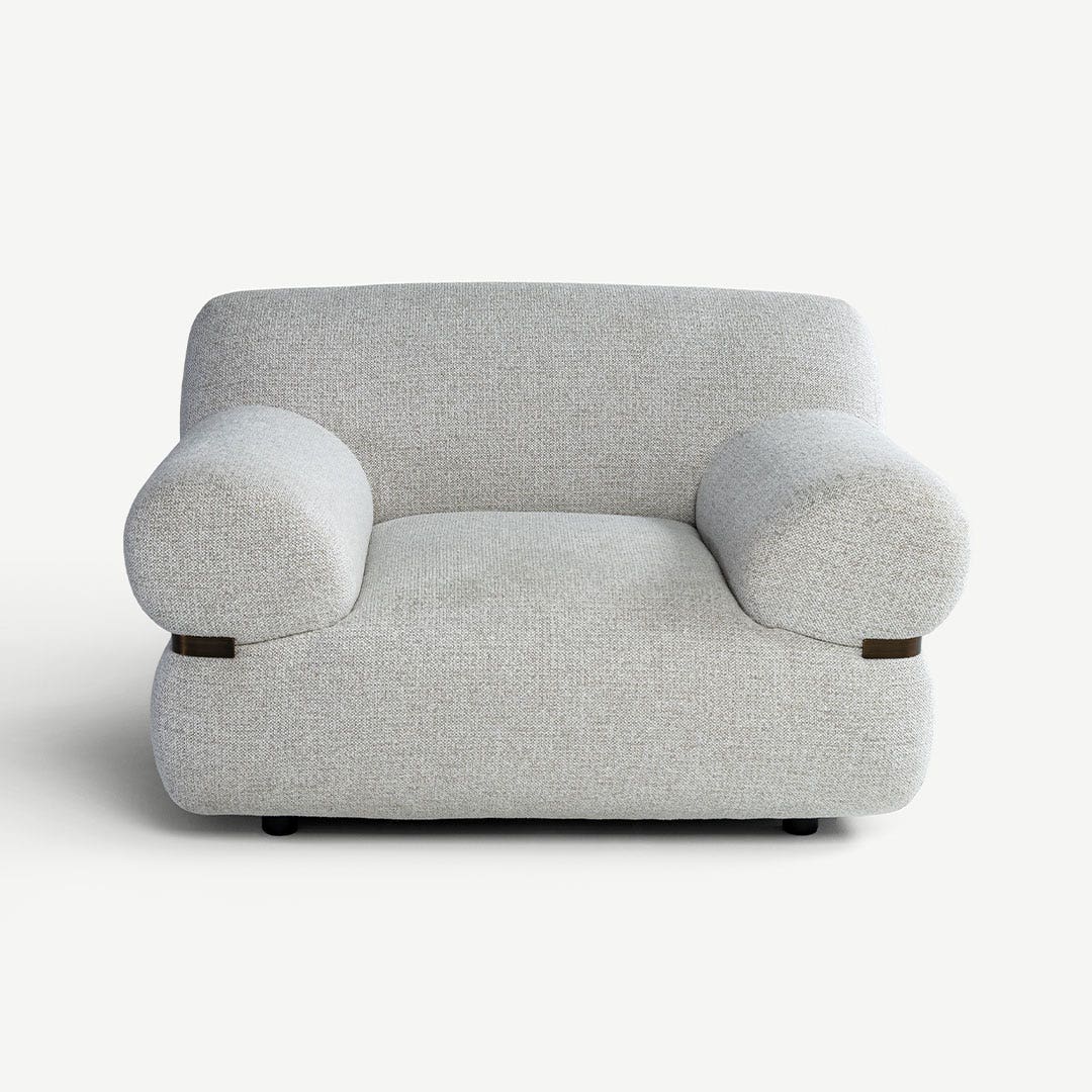 Morlie 1 Seater Sofa Grey