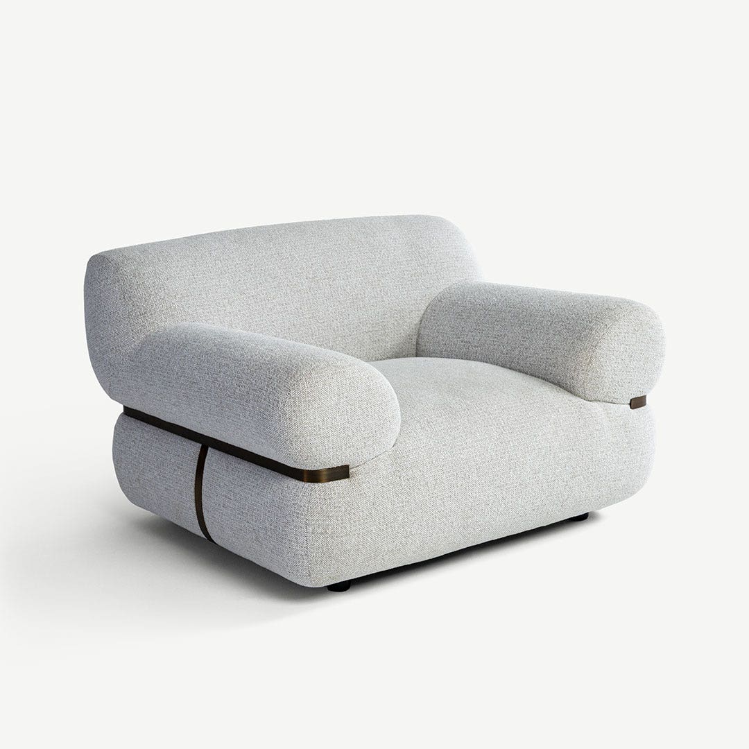 Morlie 1 Seater Sofa Grey