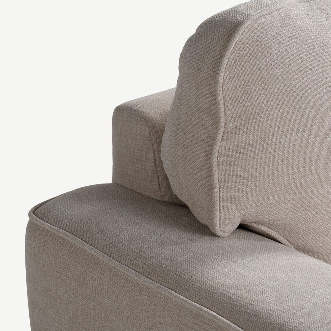 Moryan 1 Seater Sofa Ecru