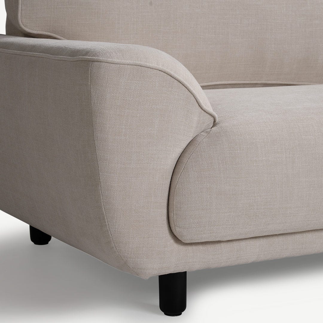 Moryan 3 Seater Sofa Ecru