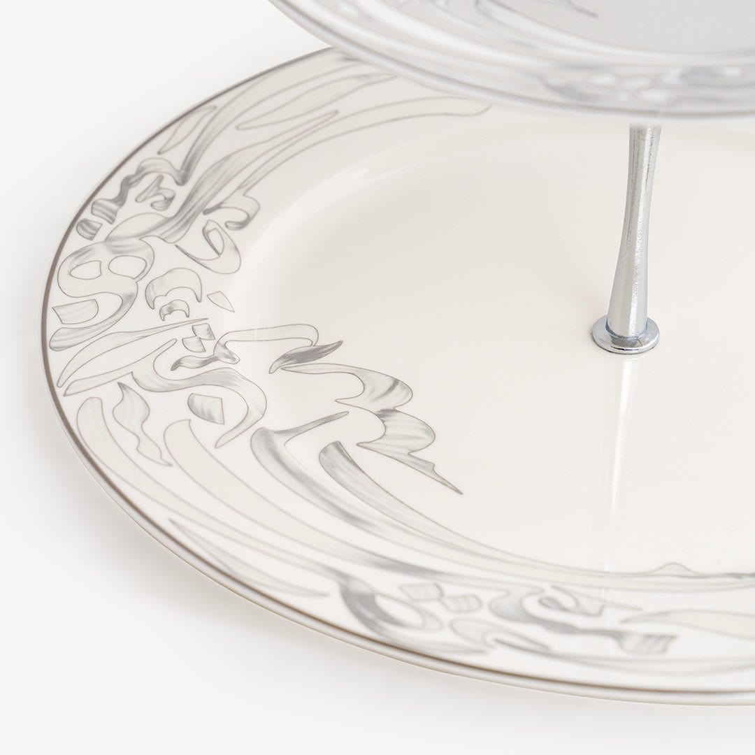 Nabil 2 Tier Dessert Stand - 27x20cm