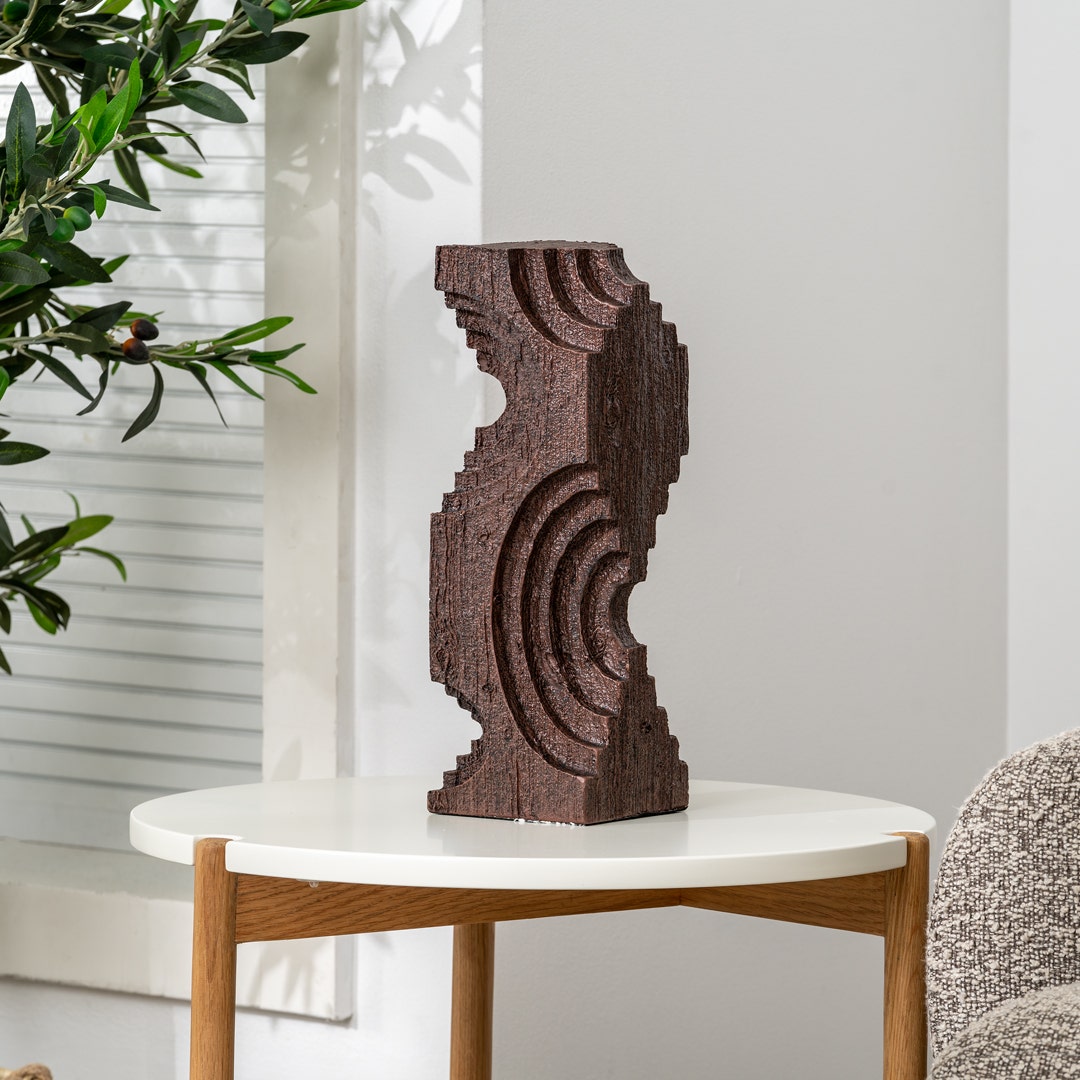 Nadine Abstract Sq.Tree Decor-Brown B