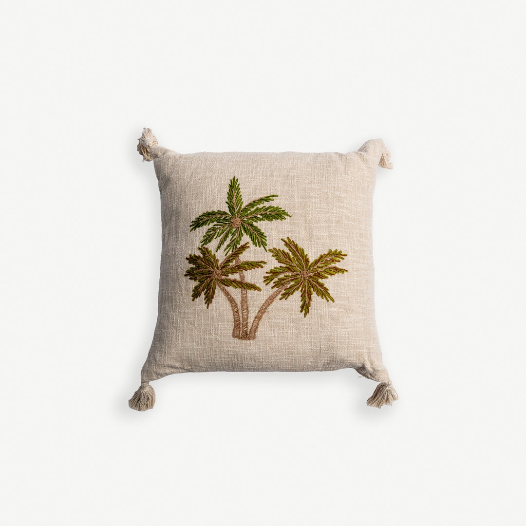 Nahla Embroidered Cushion -50x50cm