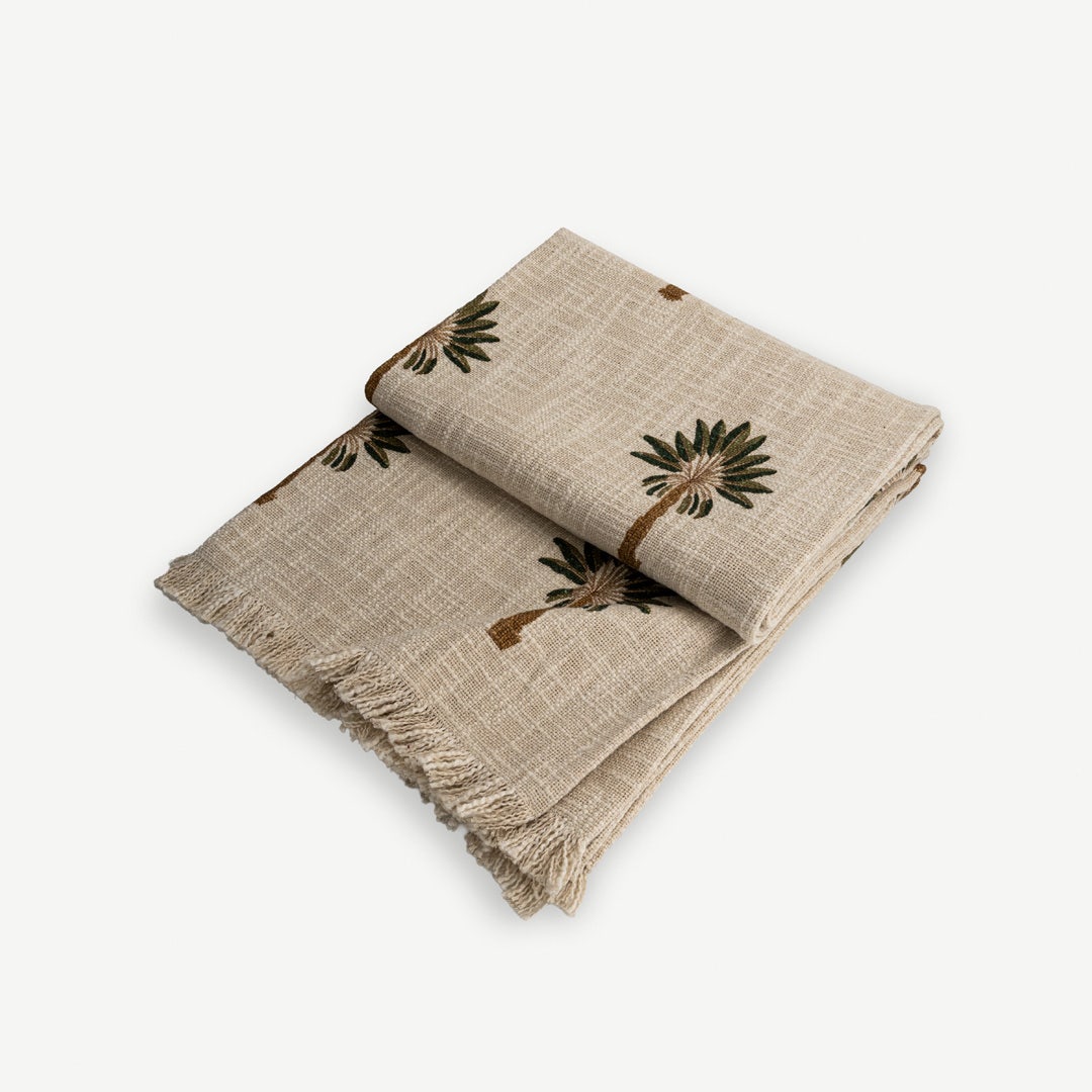 Nahla Embroidered Throw