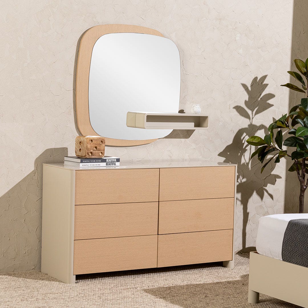 نايلار تسريحة مع مرآة - 140×78 سم