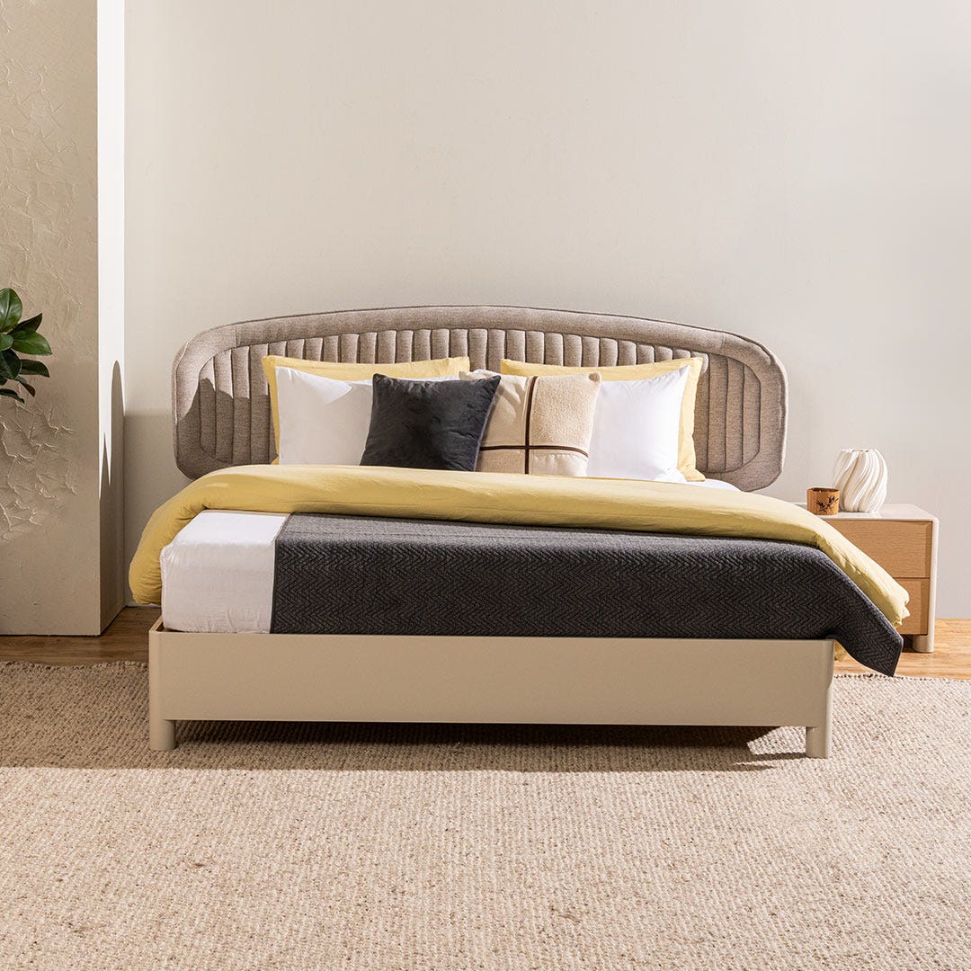 Nailar Queen Bed 160x200cm Multi Color