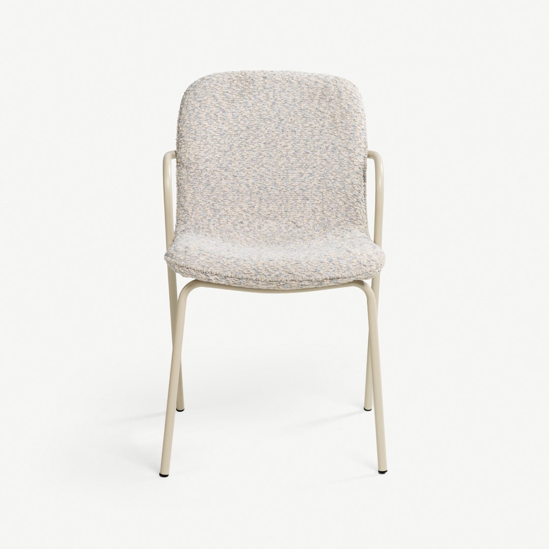 Naira Dining Arm Chair Ivory