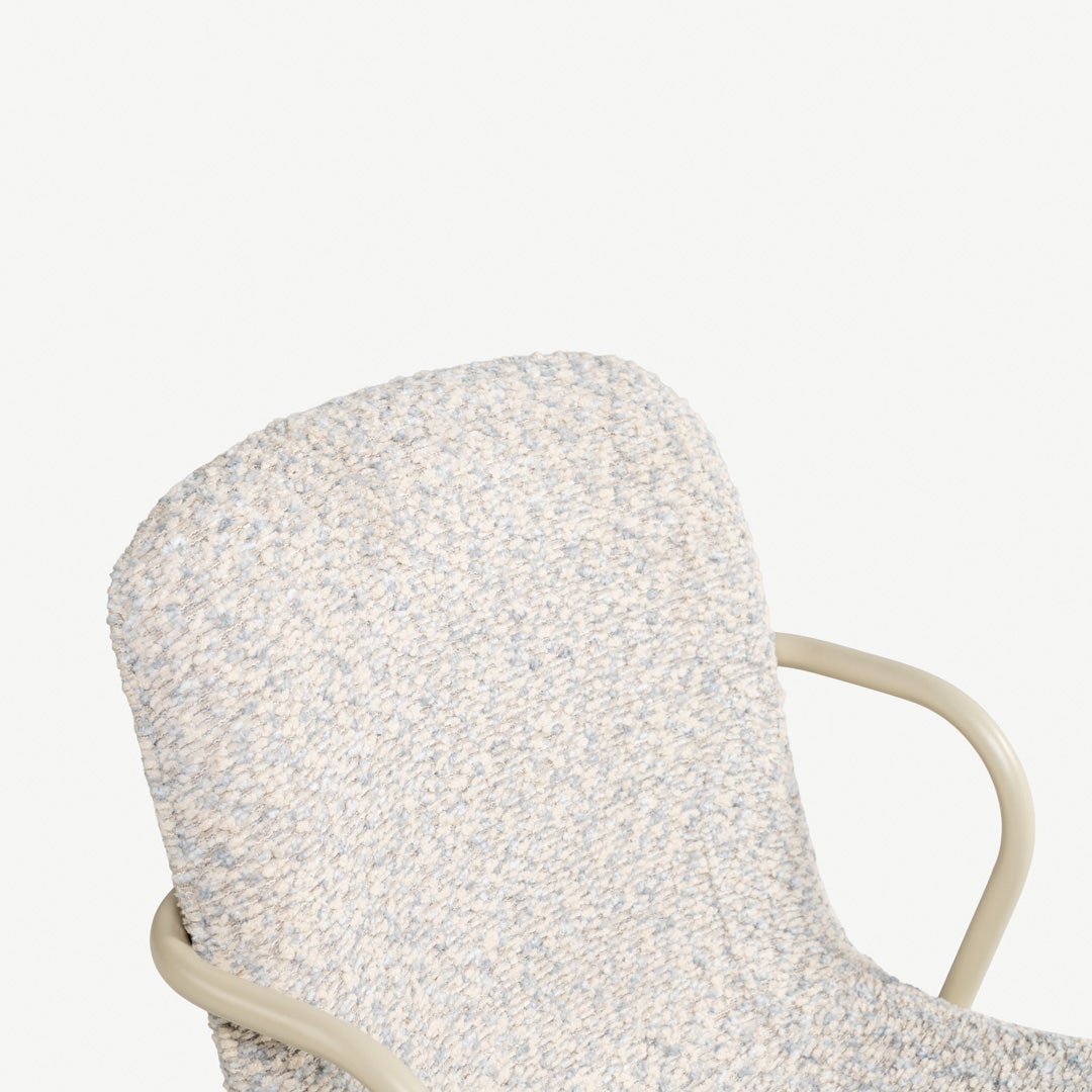 Naira Dining Arm Chair Ivory