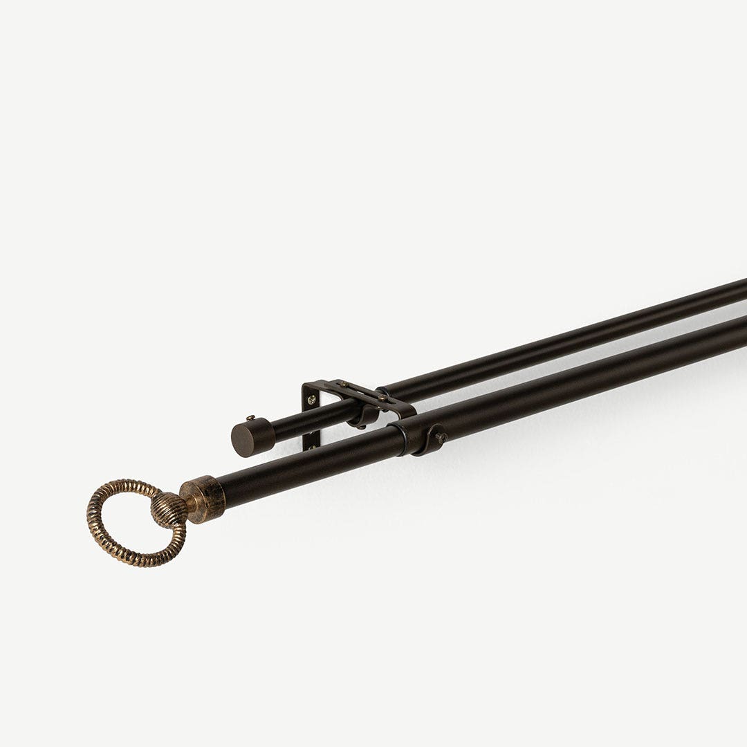 Nemal Double Ext Curtain Rod -150-300cm