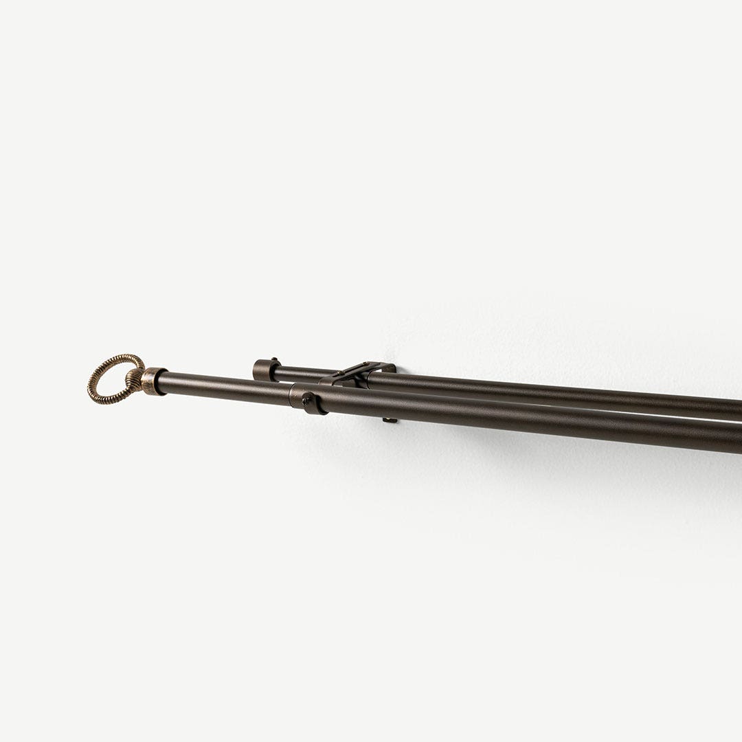 Nemal Double Ext Curtain Rod -210-400cm