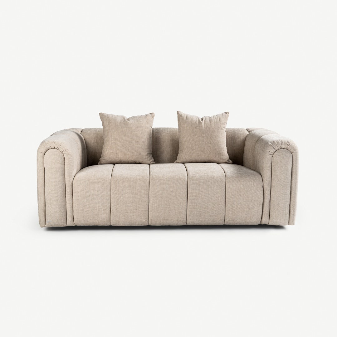 Nerla 2 Seater Sofa Beige