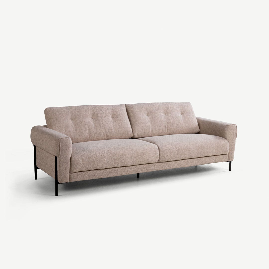 Nermal 3 Seater Sofa Ivory