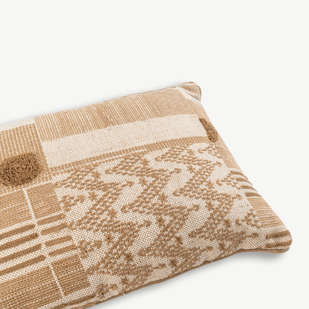 Nisa Embroidered Cushion - 30x50cm
