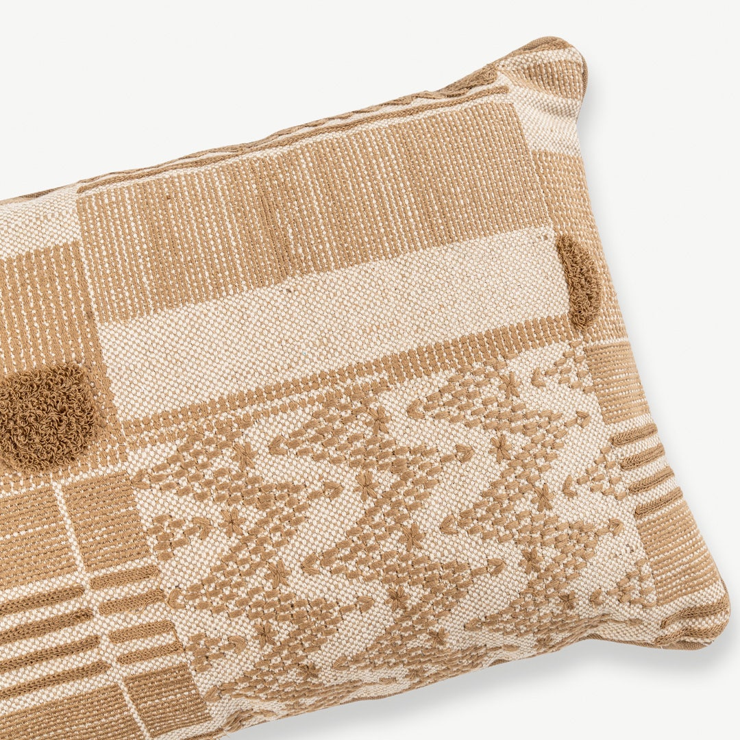 Nisa Embroidered Cushion - 30x50cm