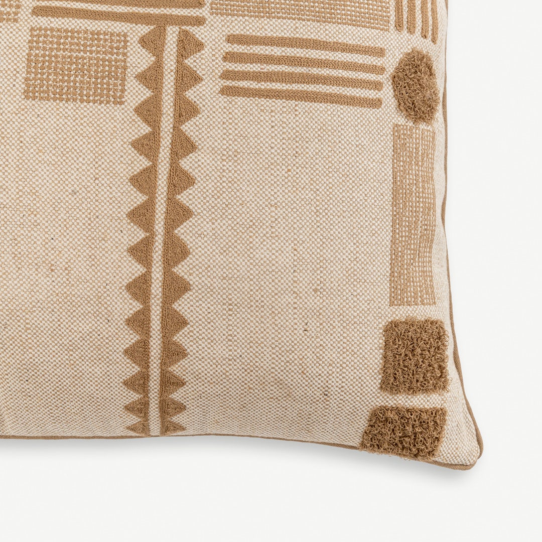 Nisa Embroidered Cushion - 50x50cm
