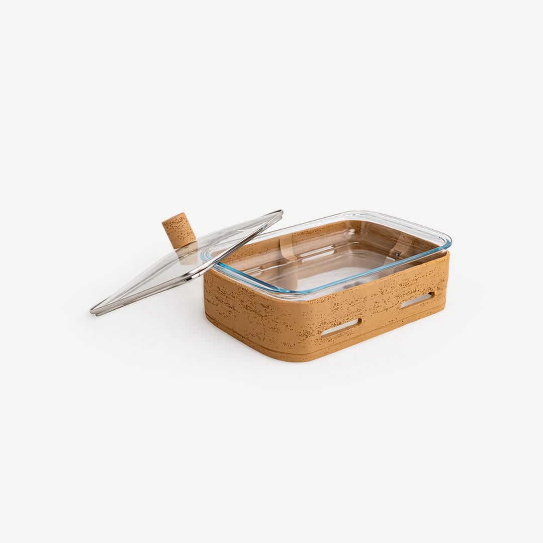 Niya Food Warmer With Glass Lid-Terracotta