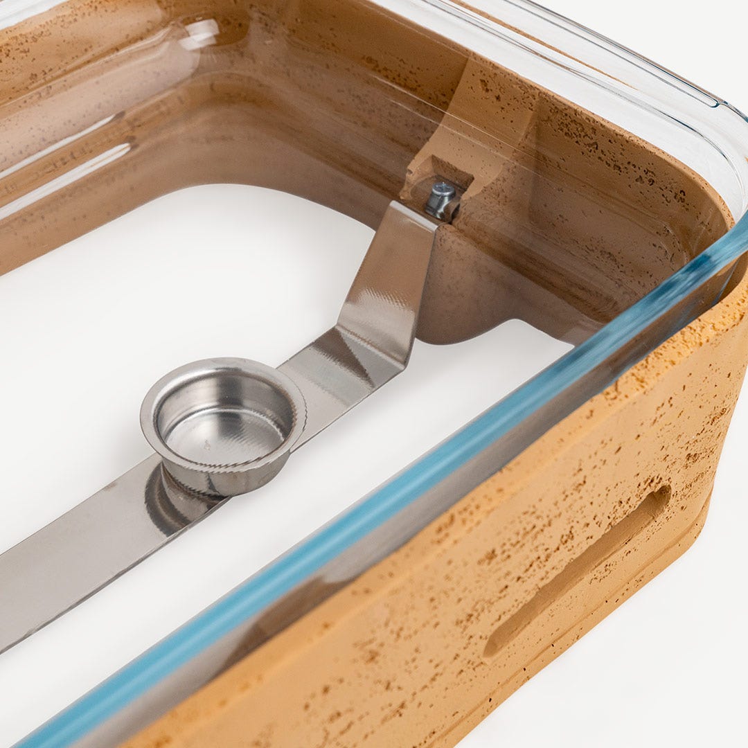 Niya Food Warmer With Glass Lid-Terracotta