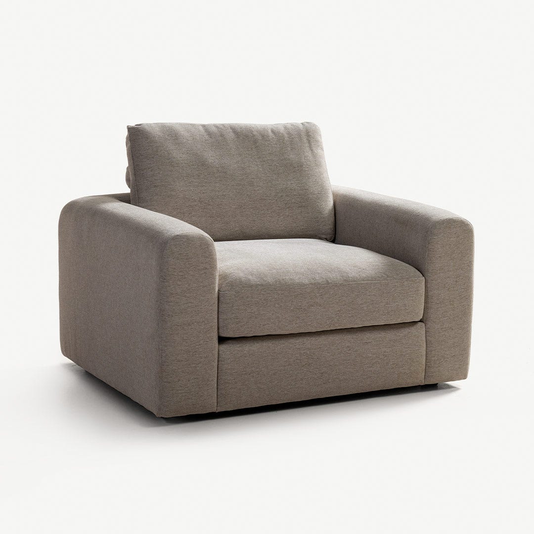 Nolever 1 Seater Sofa Sand