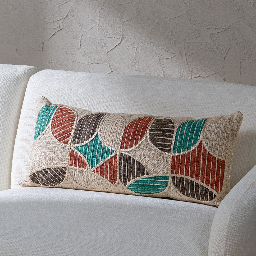 Noral Embroidered Cushion -30x70cm