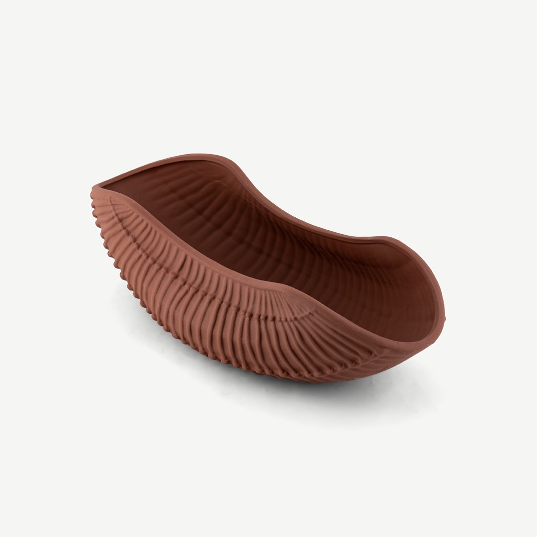 وعاء ديكور سيراميك نورتون - تيراكوتا