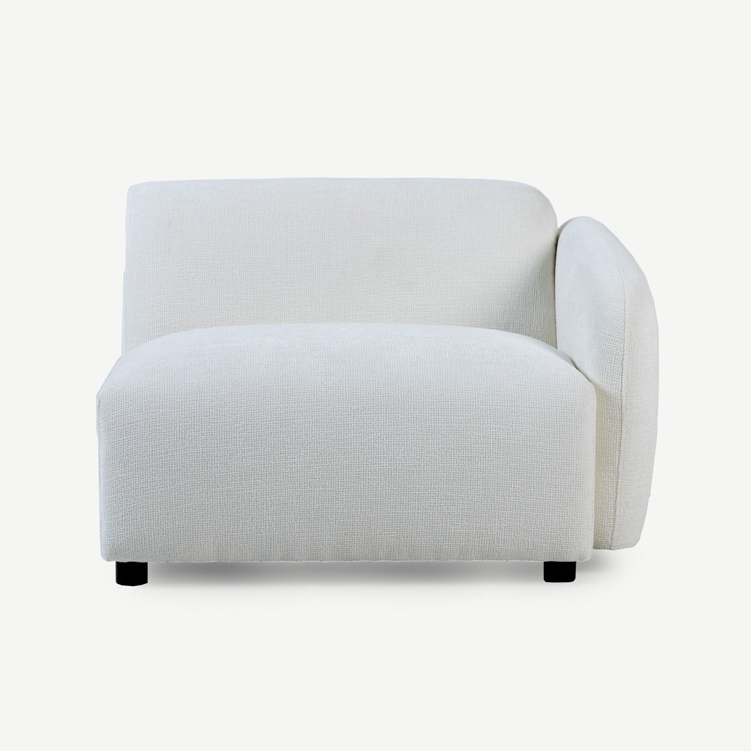 Odell Modular Arm Chair Right Ivory