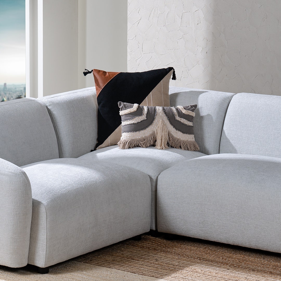 Odell Modular Corner Grey