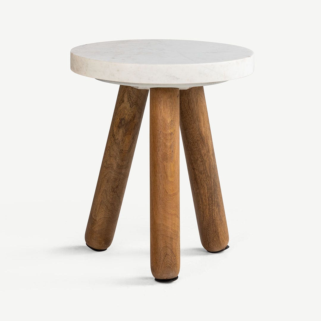 Odin Stool White 45cm