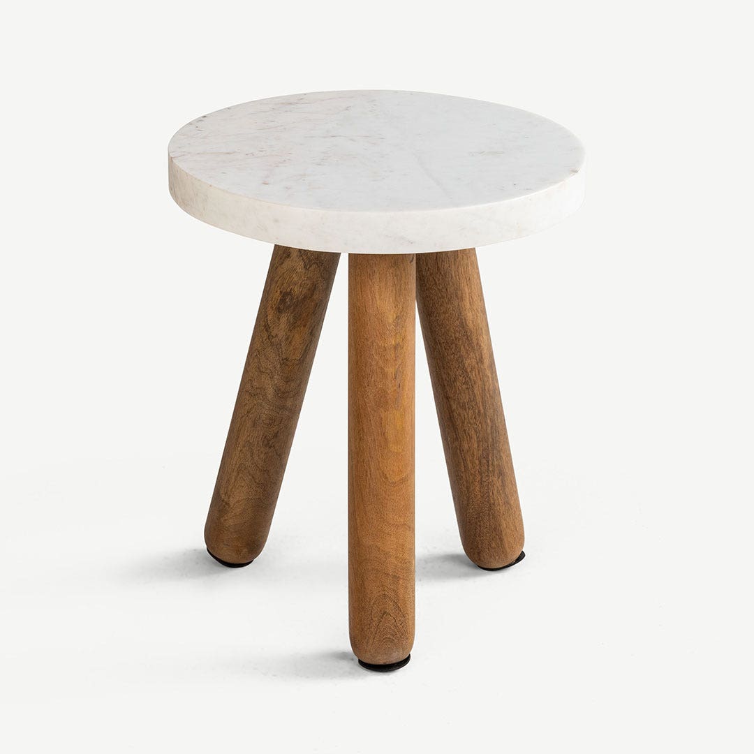 Odin Stool White 45cm
