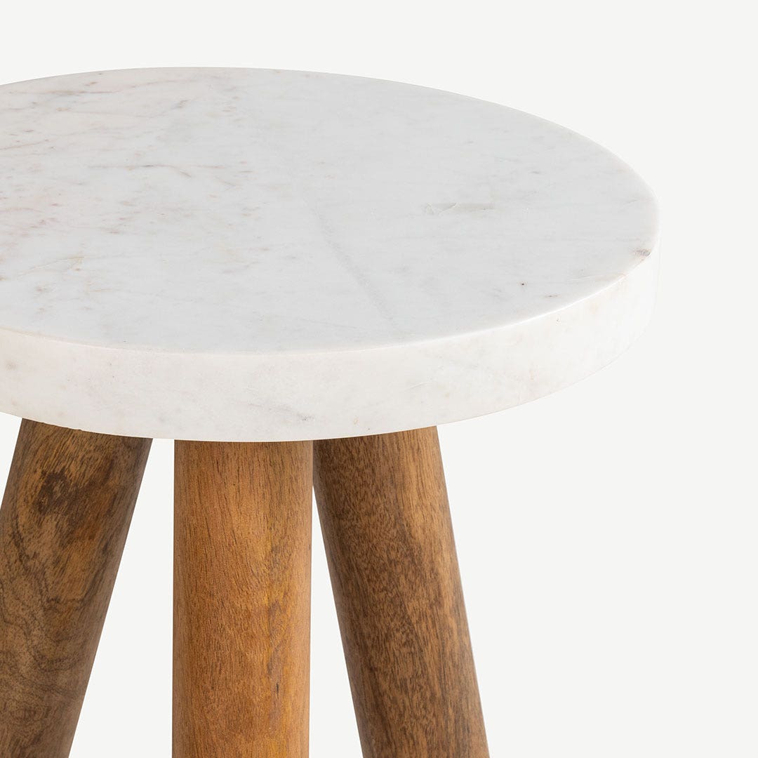 Odin Stool White 45cm