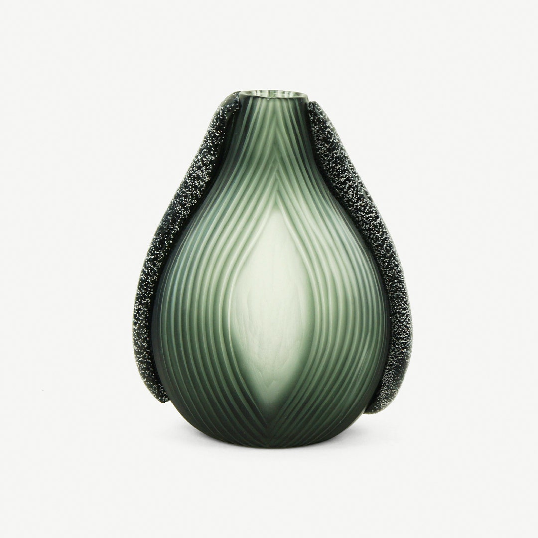 Olga Glass Decor Vase -29cm