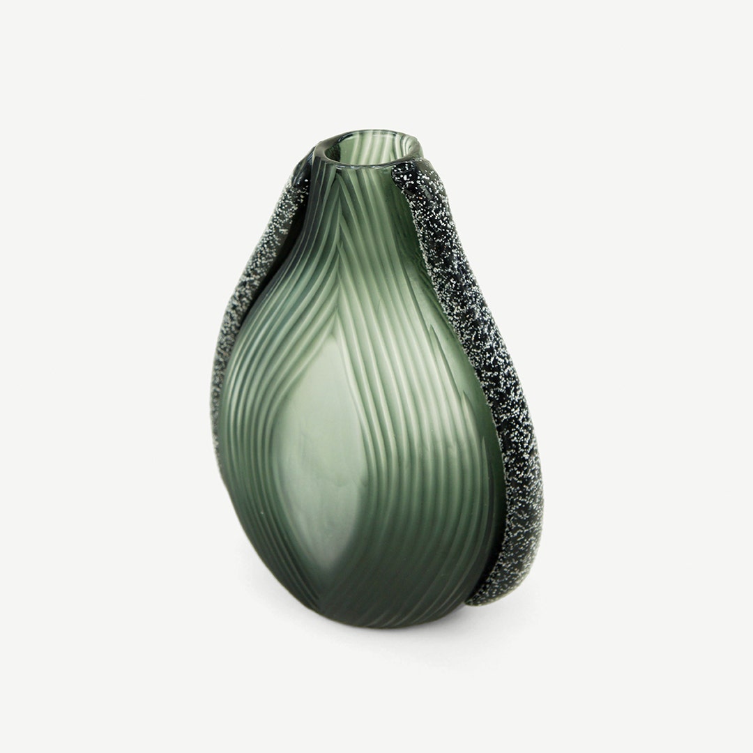 Olga Glass Decor Vase -29cm