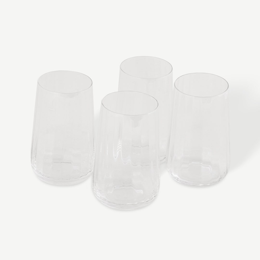 Olin Clear Glass Set of 4pcs -480ml