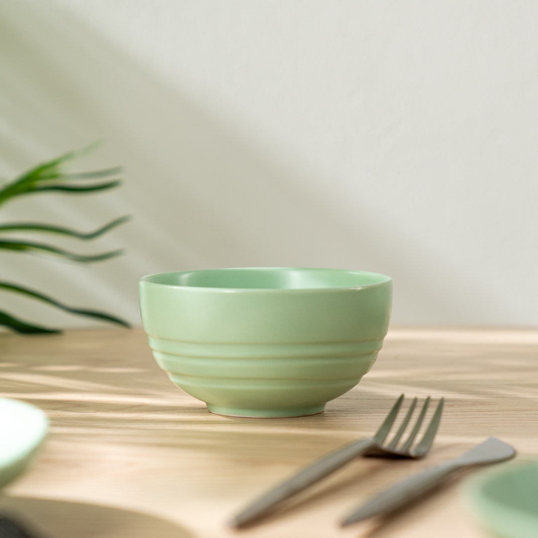 وعاء أورلي الأخضر الفاتح -11.5 سم