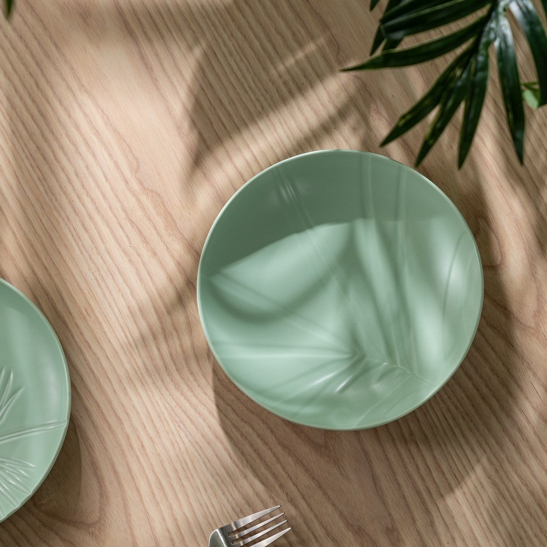 Orlie Soup Plate Pastel Green -20.5cm