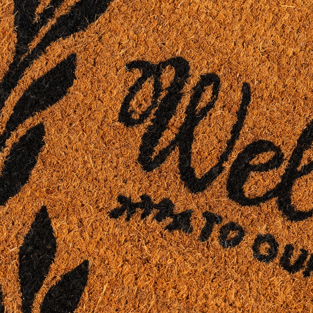 Our Home Coir Printed Door Mat -50x50cm