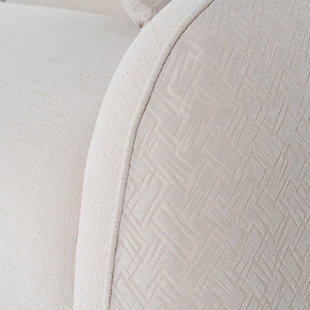White 4 seater sofa hot sale