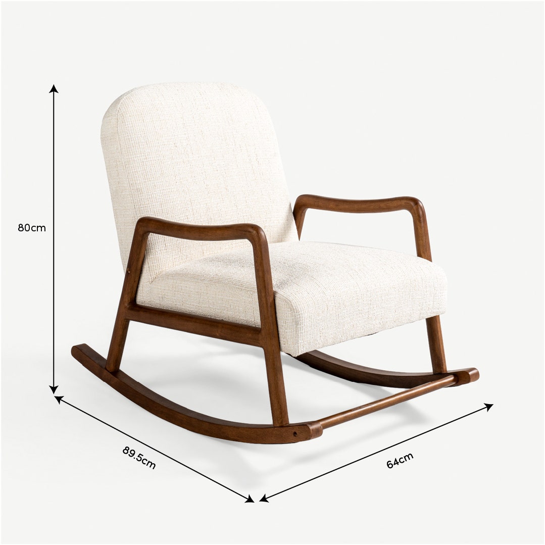 Phil Rocking Chair Beige