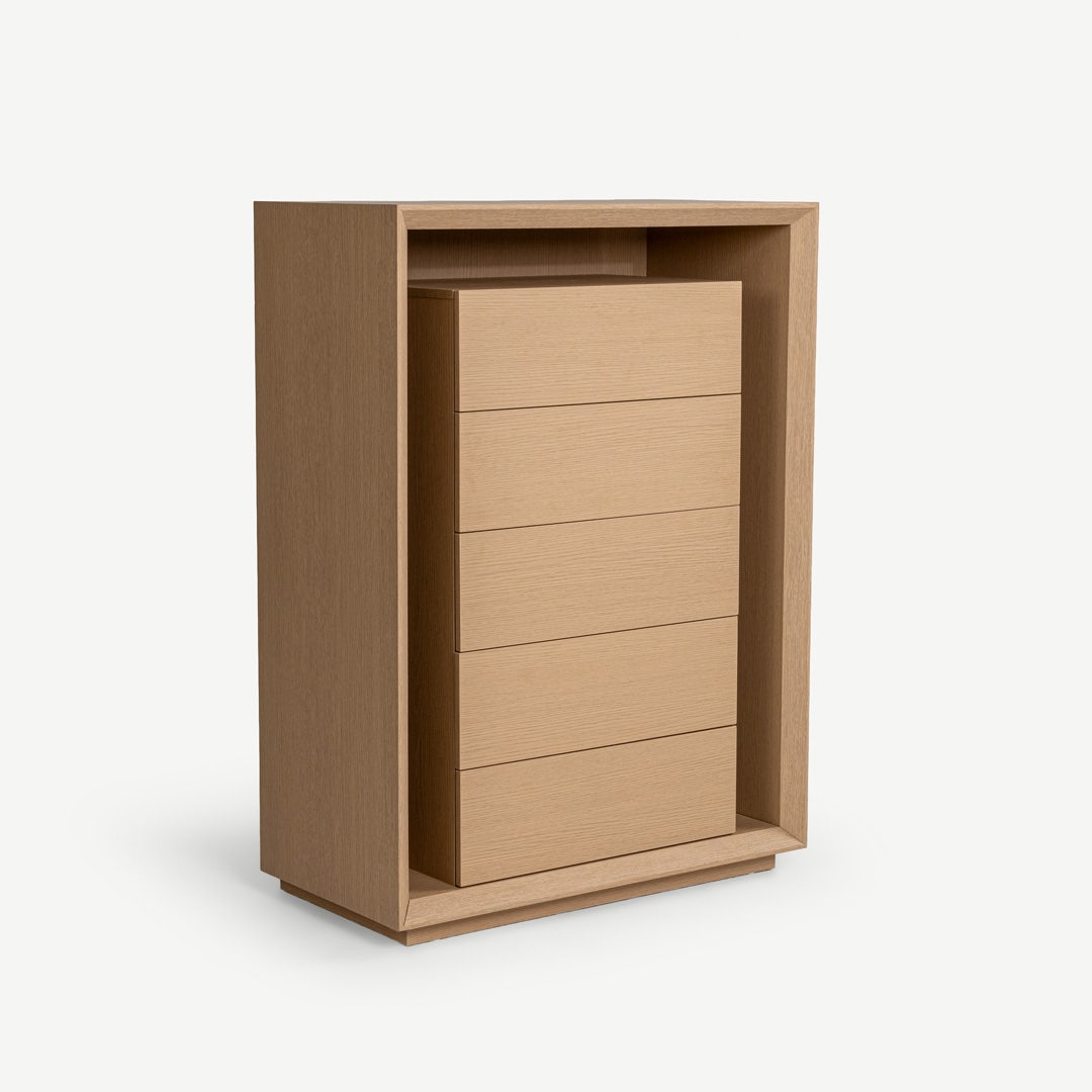 Piastri Chest of 5 Drawers Natural