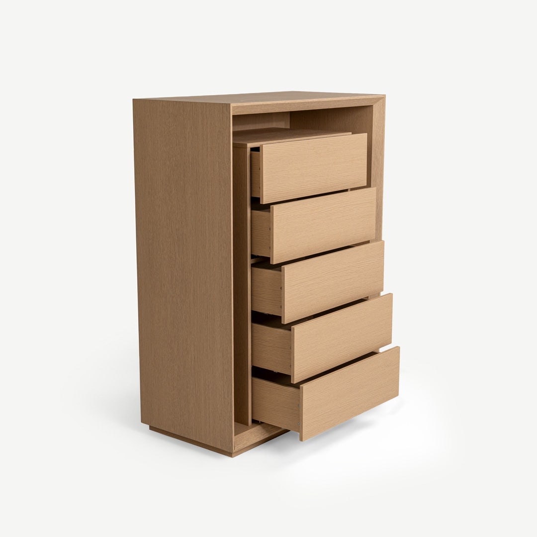 Piastri Chest of 5 Drawers Natural