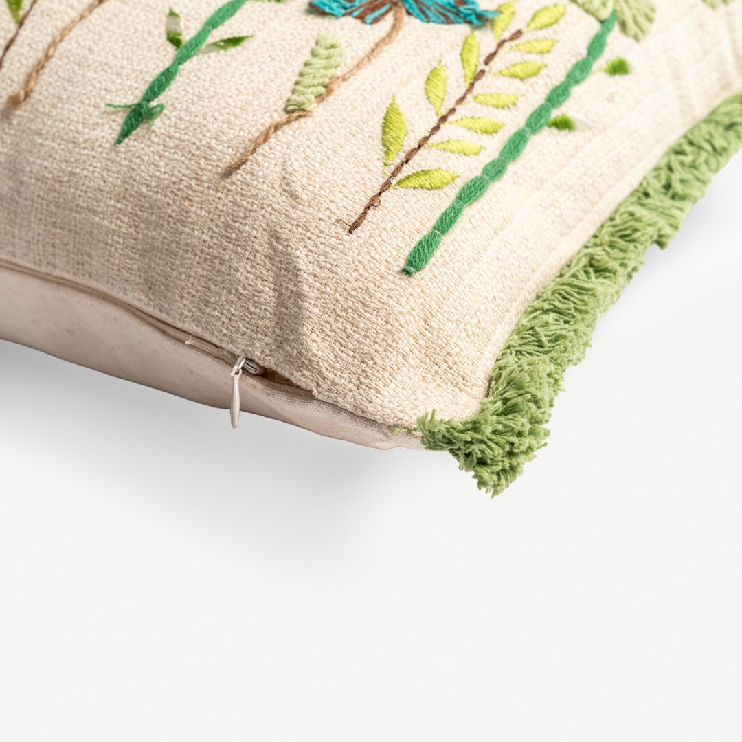 Posie Embroidered Cushion -40x60cm